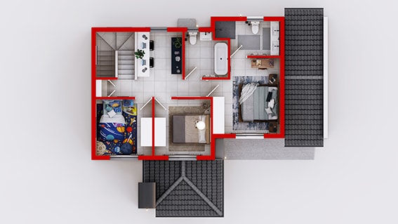 Jade Manor - Typical Home - First Floor PLAN